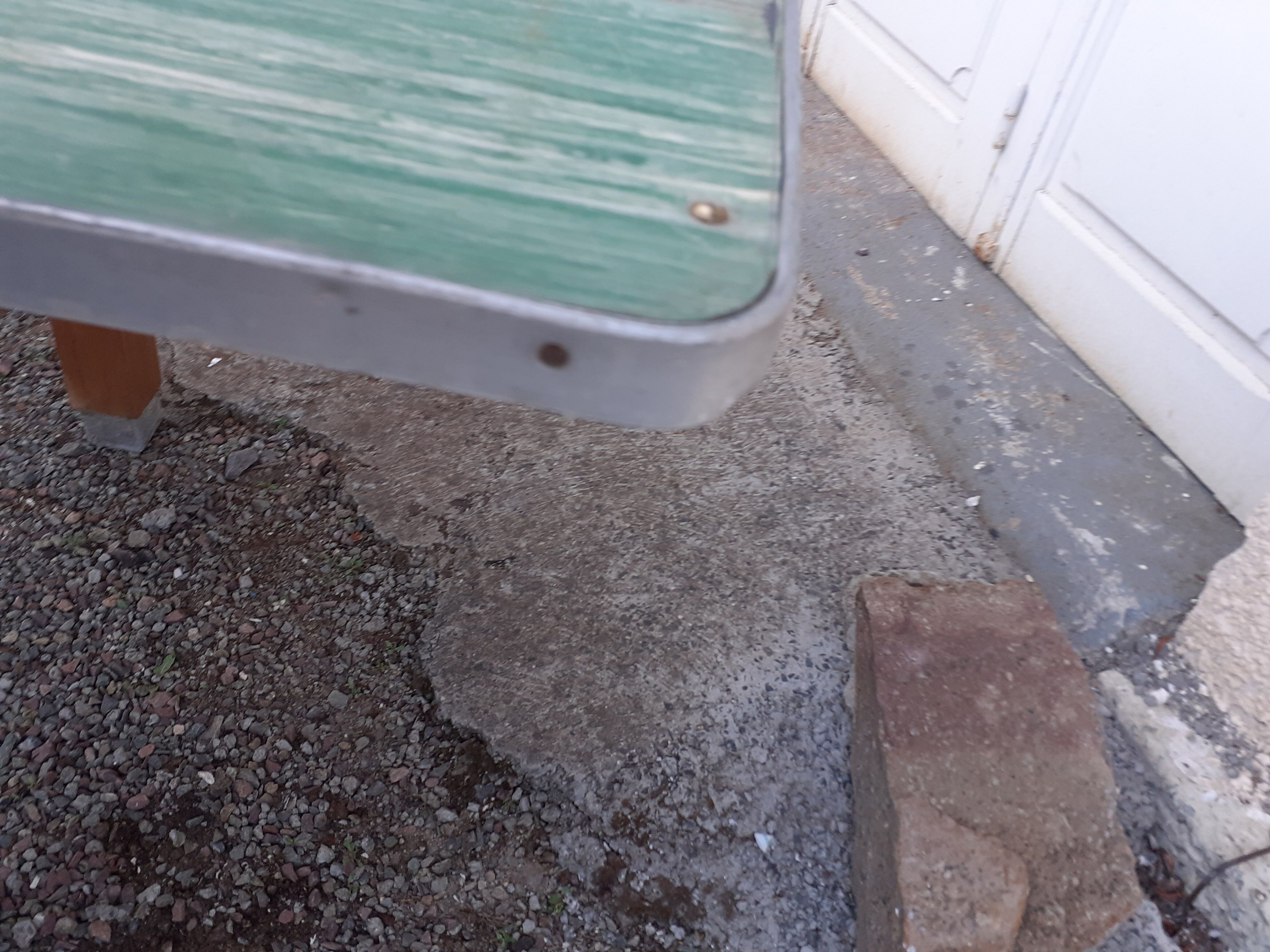 Vintage wooden formica kitchen table