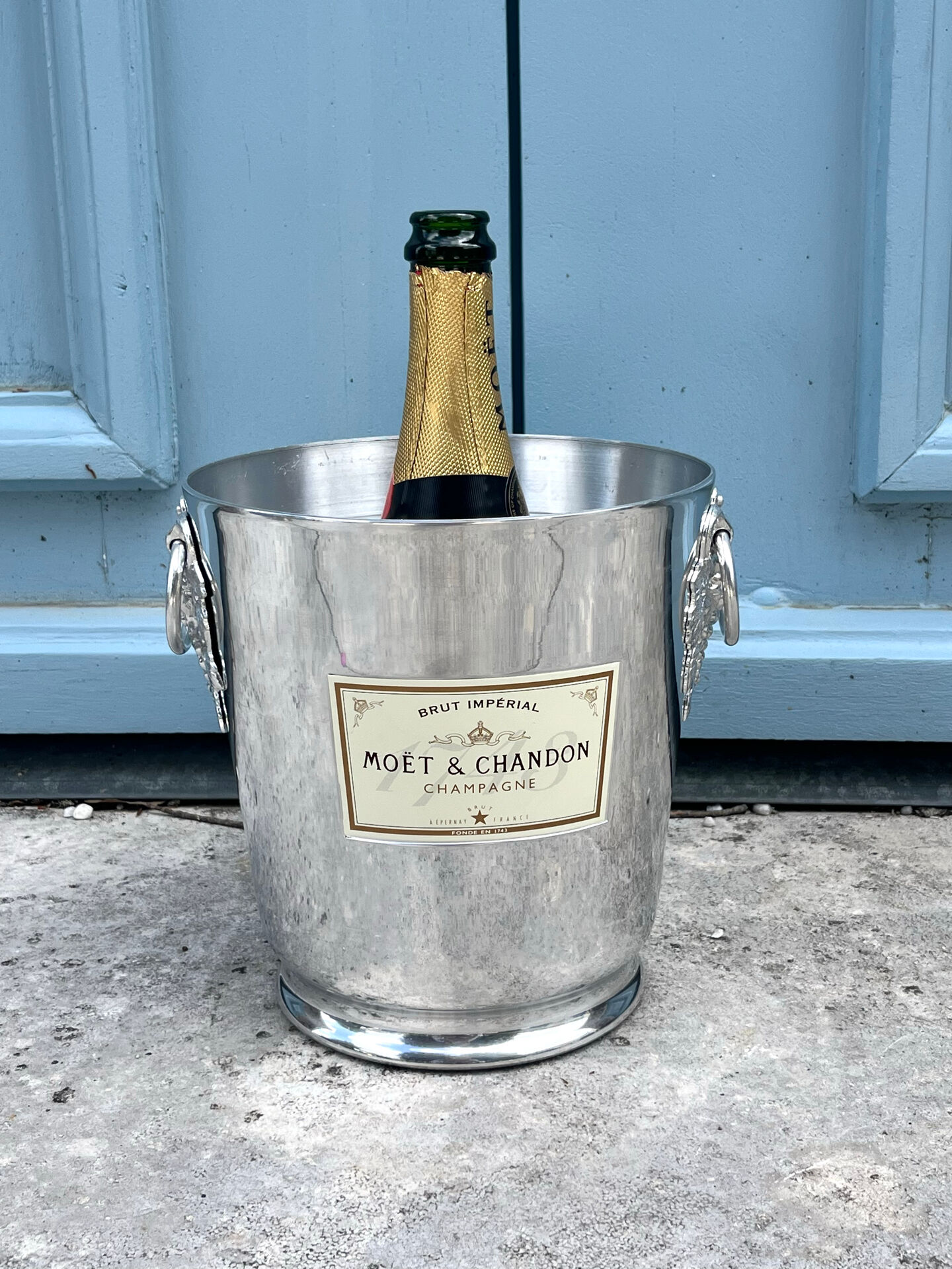 Seau à champagne Moët & Chandon par Argit