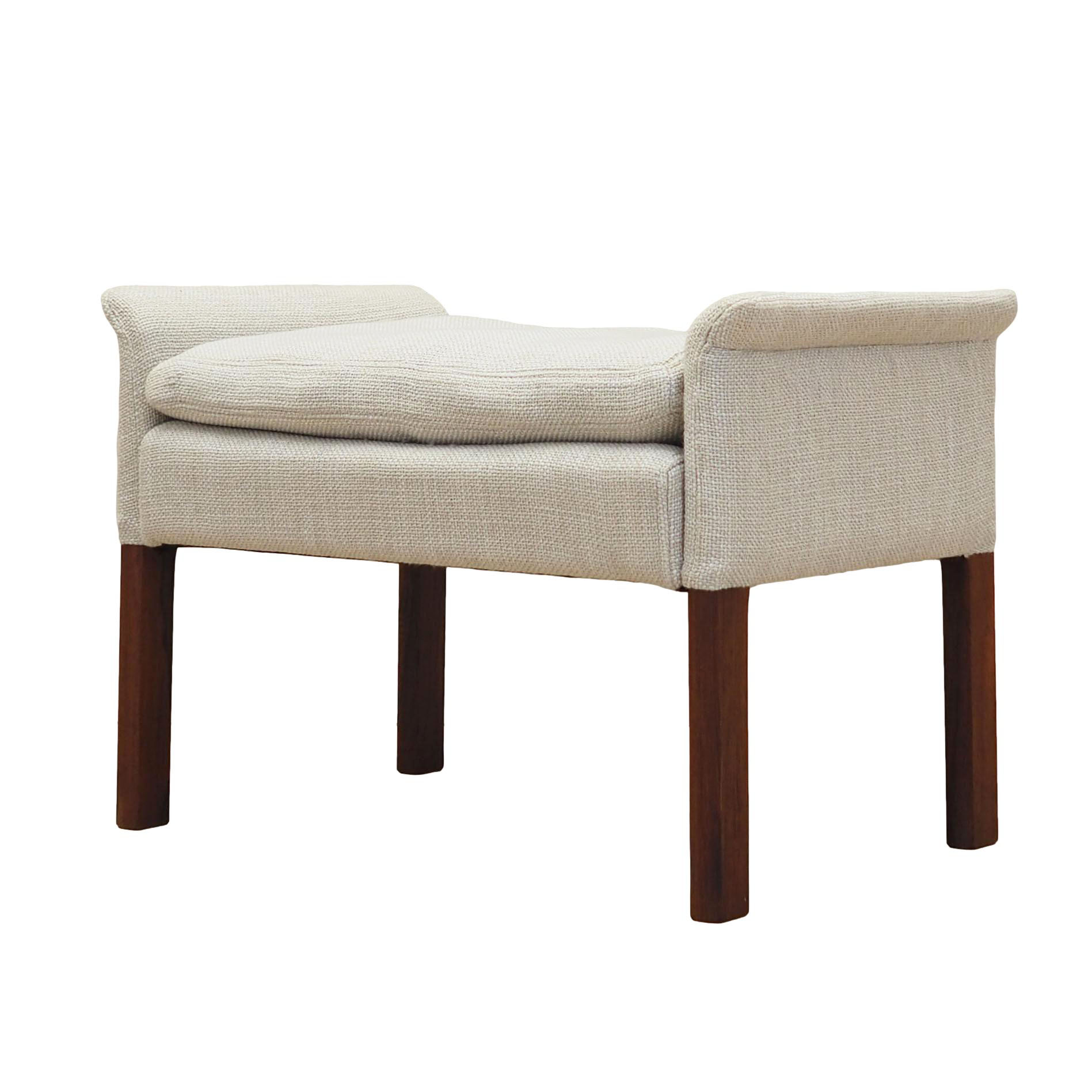 Rosewood footstool, Scandinavian design, 1960s, designer: Hans Olsen, production Vatne Møbler