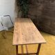 Table de ferme plateau Brut