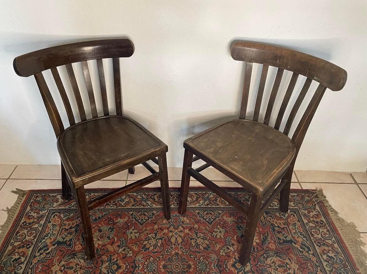 Lot de 2 chaises bistrot Luterma