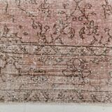 Pink & Brown Large Vintage Rug, 213x325Cm