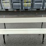 Garden bench old cast iron feet