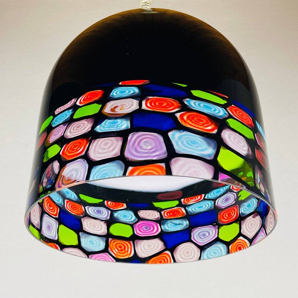 Suspension Murano Vintage Tint par Renato Toso et Note Massari pour Leucos, Italie, années 1970
