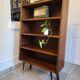 Étagère, bibliothèque scandinave vintage