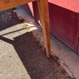 Table de ferme pied fuseau