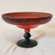 Glass paste cup signed Shneider