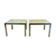 Coffees tables in chrome & brass