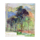 René Schlosser painting on canvas circa 1980