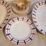 Old Basque tableware Saint Amand