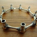 Silver-Plated Brass Candleholder by Jens Quistgaard, 1960s