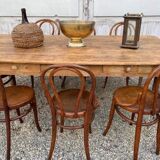 Large bistro table old farmhouse table solid wood Length 200 x Width 98 cm