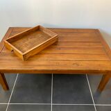 Solid wood coffee table with 1 drawer