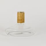 Vase or decanter by Carl Aubock with wicker top, mid-century, Austria, 1950s.