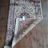 Handmade Pakistani wool and silk rug 122x77cm