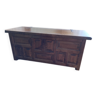 Malle de rangement en bois