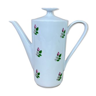 Pink white ceramic coffee maker "Eschenbach"