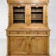 Buffet vaisselier 2 corps en pin du début du siècle