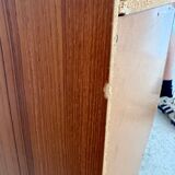 Small chest of drawers or bedside table in teak, Scandinavian design from the 70s vintage