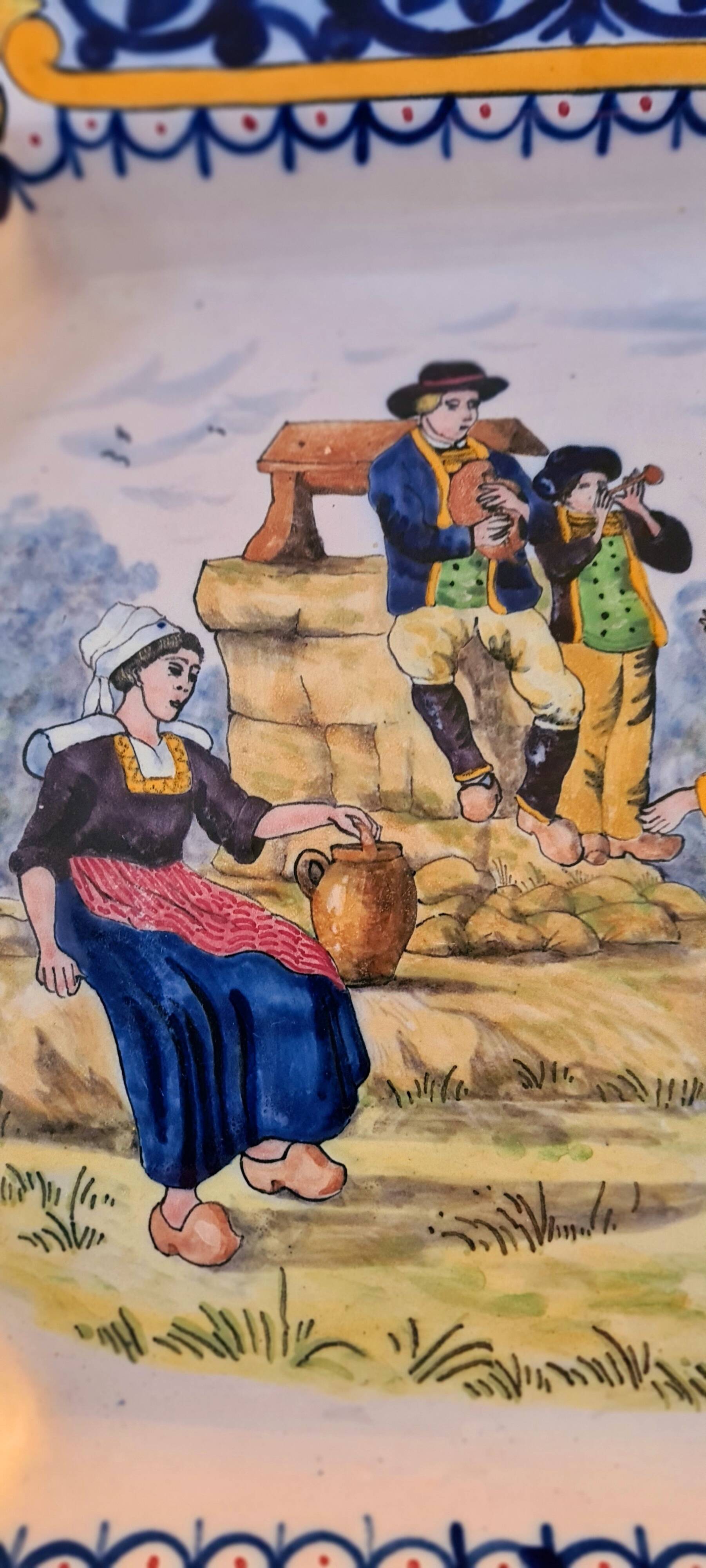Large Breton dish