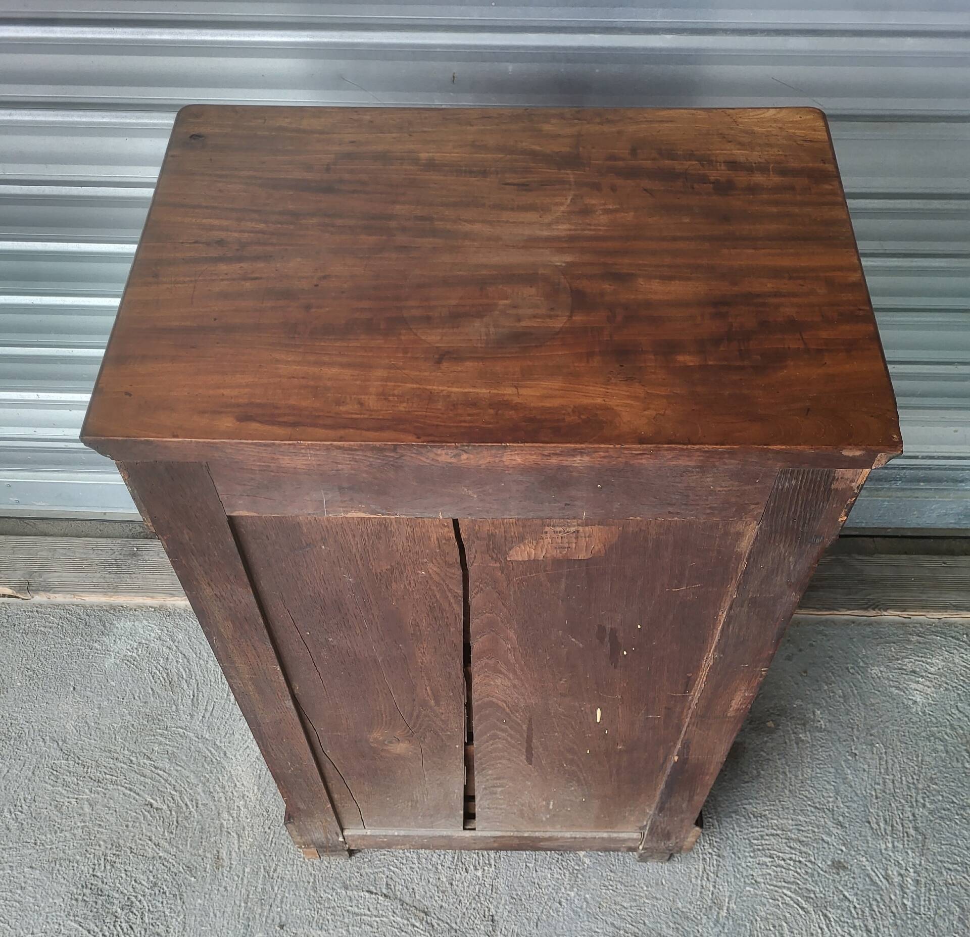 High chest of drawers Louis Philippe mid-19th century