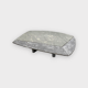 Table basse brutaliste en marble & fer de pia manu, années 1990