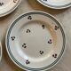 Vintage Gien earthenware dessert plates (4)