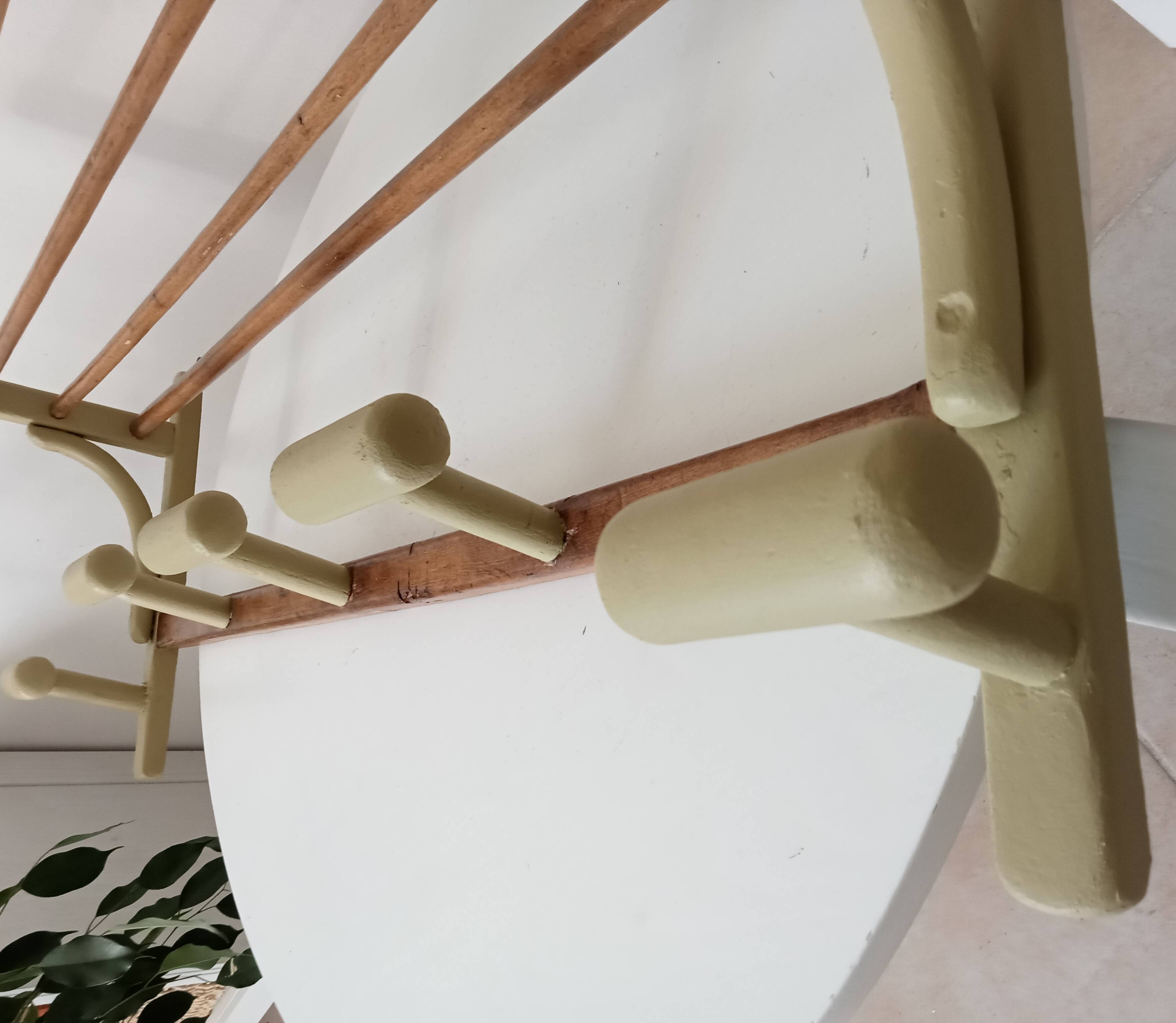 Vintage 60s wall coat rack