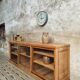 Antique display cabinet school cabinet oak sideboard 250 cm