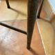 Vintage industrial metal stool