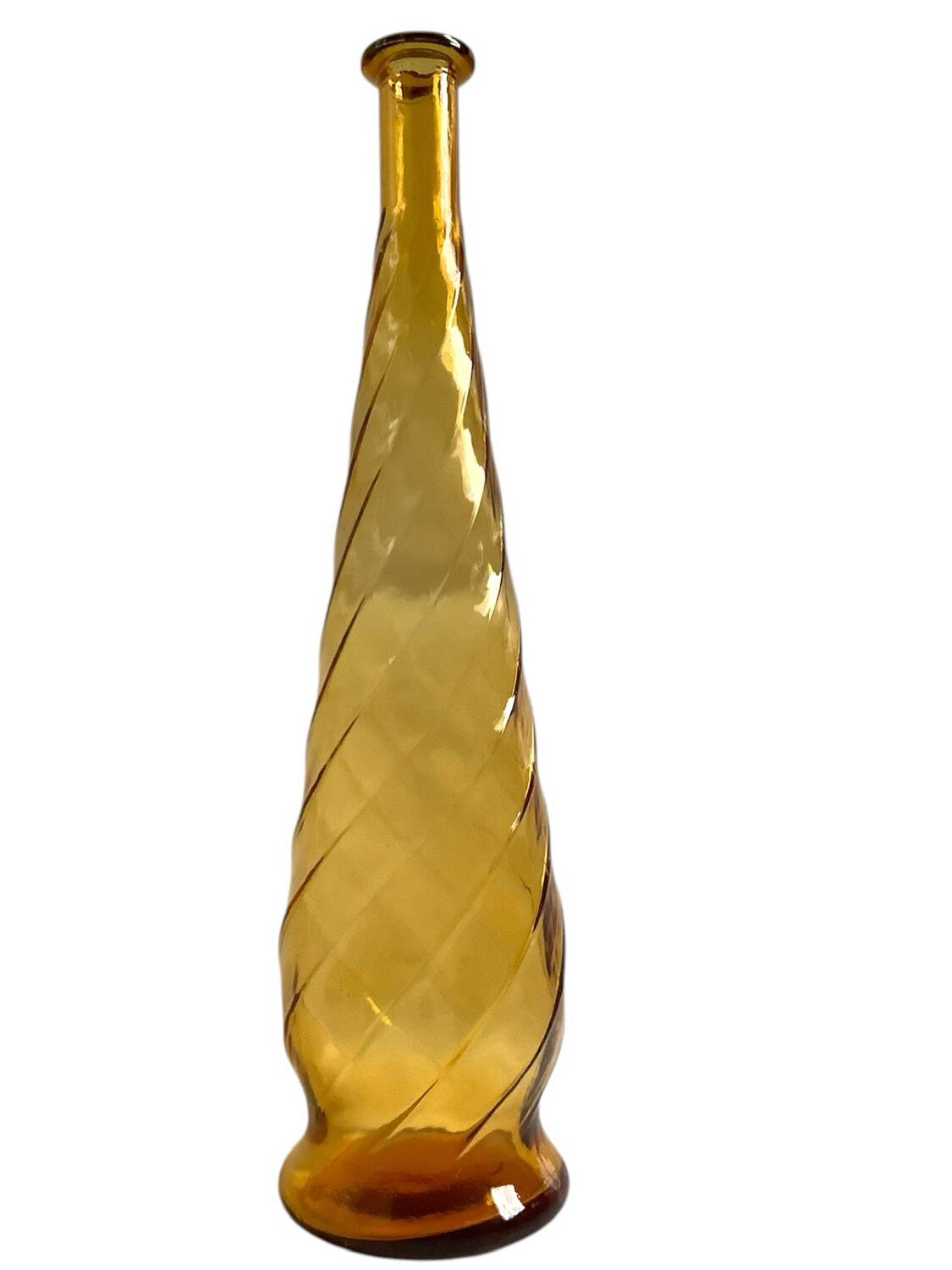 Large amber carafe from the 60s-70s