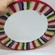 Miroir Rond Mural Cadre Crochet Tricot Bohême