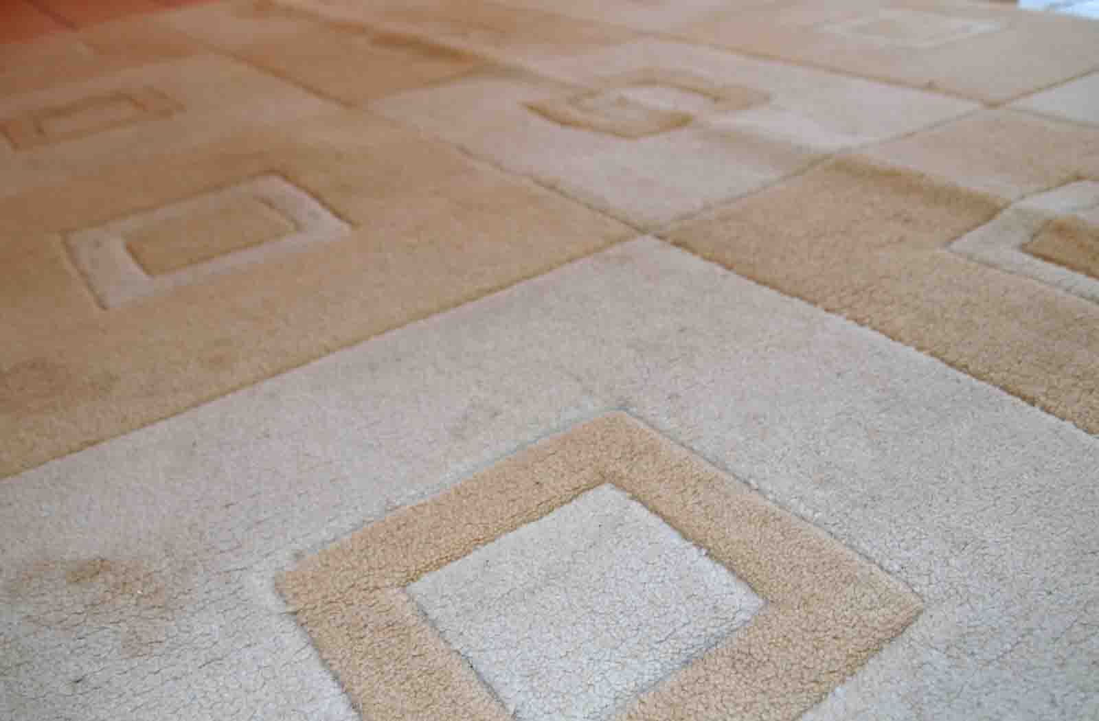 Vintage chinese modern handmade carpet 120cm x 180cm 1980s, 1c517