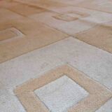 Vintage chinese modern handmade carpet 120cm x 180cm 1980s, 1c517