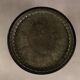 Large antique copper platter with Middle Eastern decorations, 20th century.