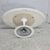 Knoll coffee table, Eero Saarinen, "tulip" model, white melamine wood. Signed, USA, circa 1960