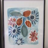 Pair of paintings by Laura Asoini Summer fruits