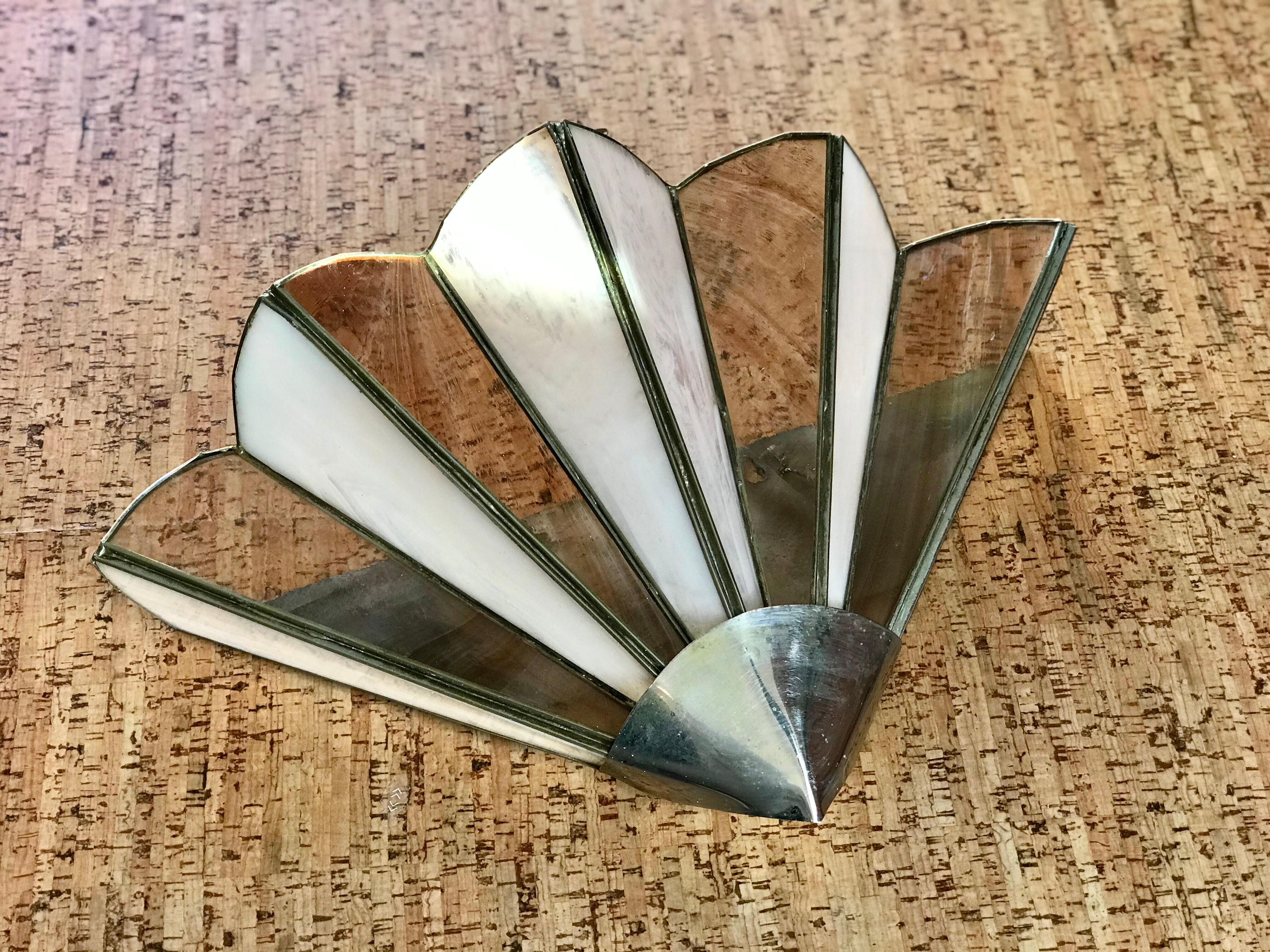 Wall light  glass fan