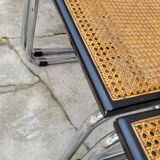 Set of 4 Marcel Breuer cesca black b32 chairs