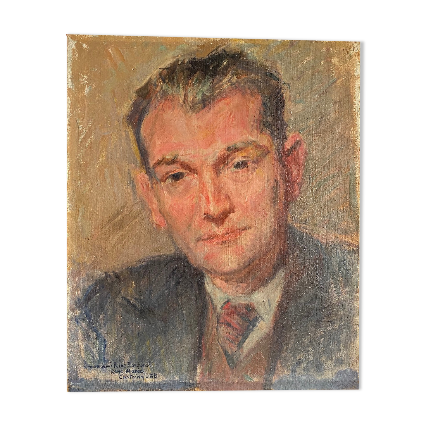Portrait of René Blanchard from 1935 by René Marie Castaing