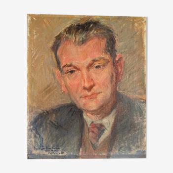 Portrait of René Blanchard from 1935 by René Marie Castaing