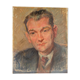 Portrait of René Blanchard from 1935 by René Marie Castaing