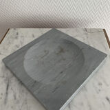 Cendrier marbre carré gris souris
