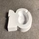 1970s Crippa white moulded plastic ashtray