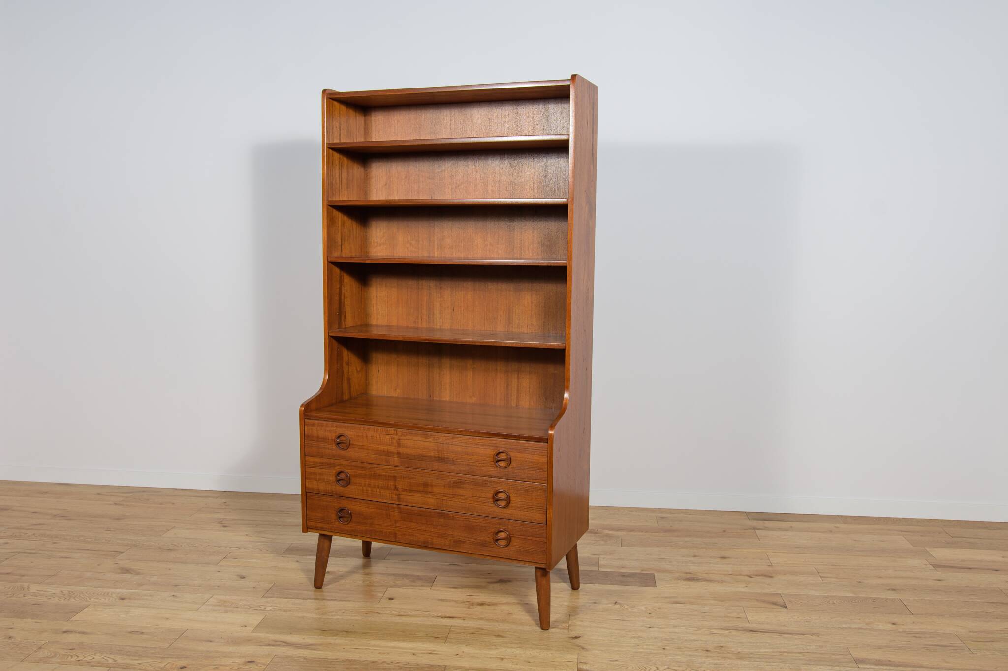 Mid-Century Teak Shelf, Denmark, 1970s