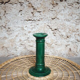 Glazed ceramic chandelier fir green