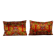 Set of 2 vintage velvet cushion covers 56x38 cm