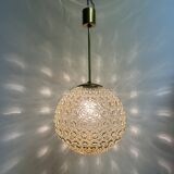 Limburg Glashütte bubble glass pendant light , 1970’s