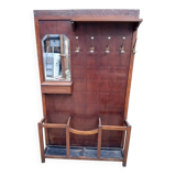 Vestiaire ancien double en chêne- Art déco