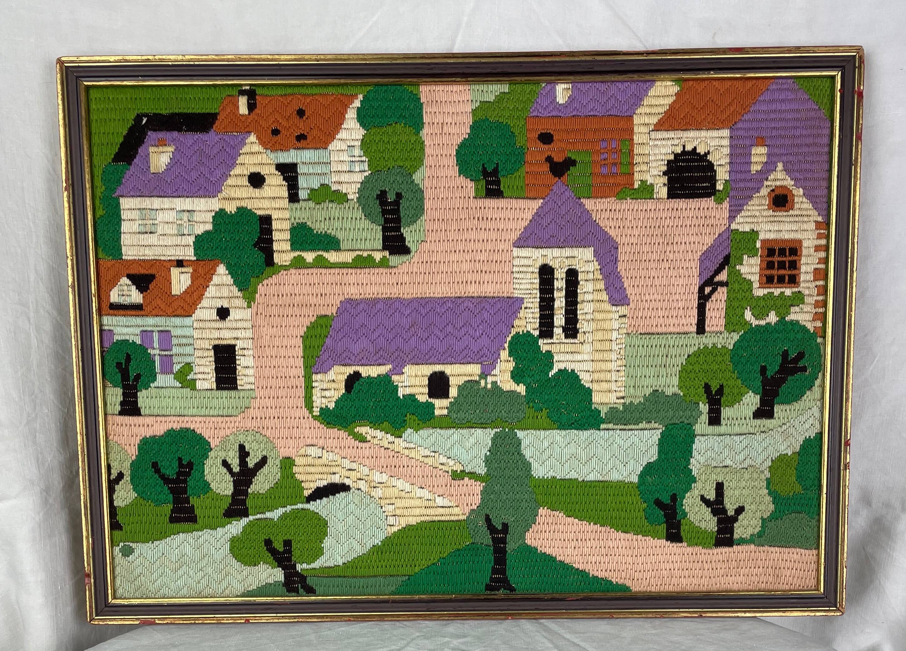 Cotton tapestry canvas from the 1970s
